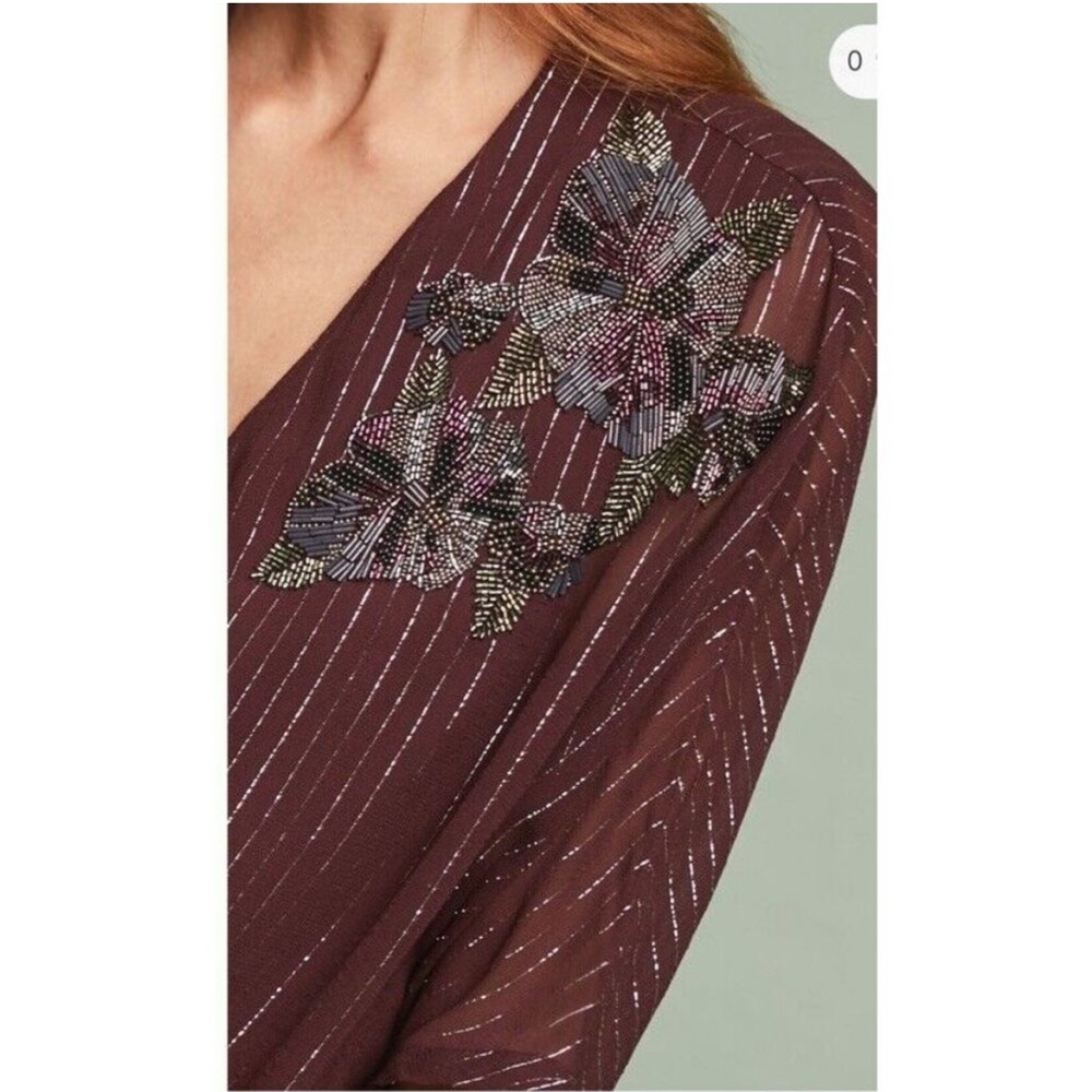 Anthropologie Ranna Gill Cassel Petite Buttondown NWT Size Medium Petite - Picture 5 of 8